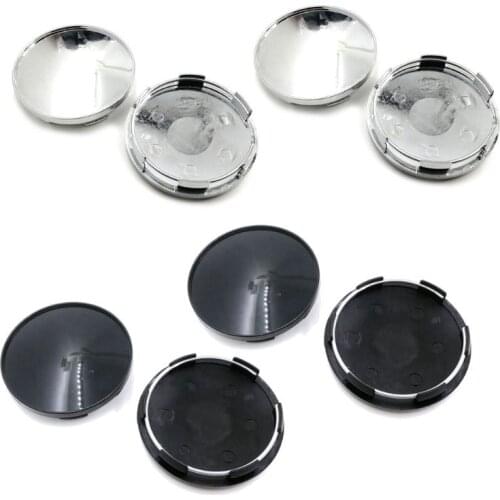 4pcs/Set 56/68mm Car Wheel Center Hub Caps Universal ABS Vehicle Tyre Tire Rim Cover Protector Accessories