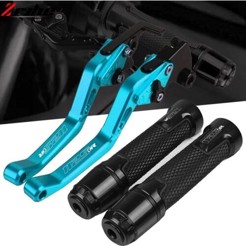 Motorcycle Accessories CNC Aluminum Adjustable Brake Clutch Levers Handlebar Knobs Handle Bar Hand Grips FOR BUELL 1125CR 2009