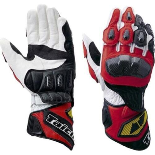 Moto Racing Gloves Anti Fall Hard Shell Leather Guantes Protective Breathable Off-road Carbon Fiber Fashion Motorcycle Gloves