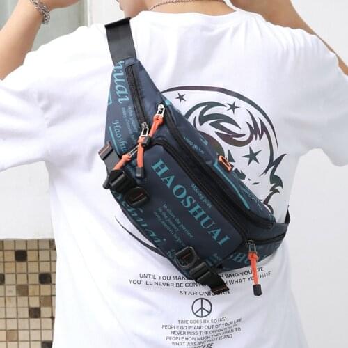 2020 Waist Pack Men Casual Chest Bag Waterproof Waist Bags Male Messenger Outdoor Sports Phone Pouch