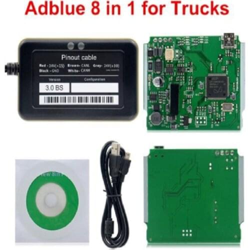 Newest V4.1 Emulator VD400 Adblue 8 in 1 With NOx sensor Support Euro 6 Better Than Old AdBlue Emulator 8in1 Truck Remove Tool