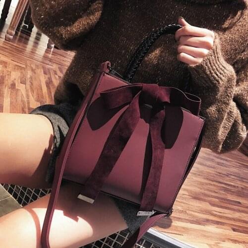 2020 new fashion fashion womens leather bag leisure versatile messenger bag frosted shoulder bag simple Handbag Tote Bag