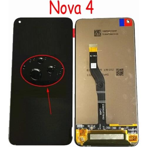 Original For Huawei Nova 4 LCD Display Touch Screen Digitizer Assembly For Huawei Nova 4 3i LCD Nova4 Screen Replacement Parts