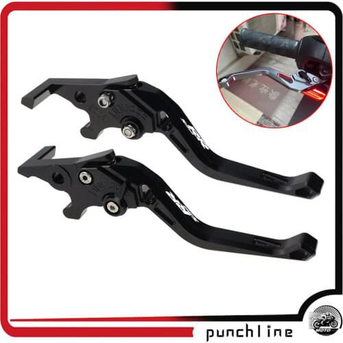 For BMW S1000R S1000 R 2014 2015 2016 2017 2018 Motorcycle Accessories Short Brake Clutch Levers Gray LOGO S1000R