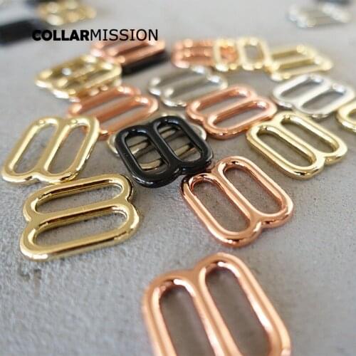 Retailing adjustable buckle DIY accessory for 15mm sewing bag belt dog cat collar high quality plated metal buckle 4 colours