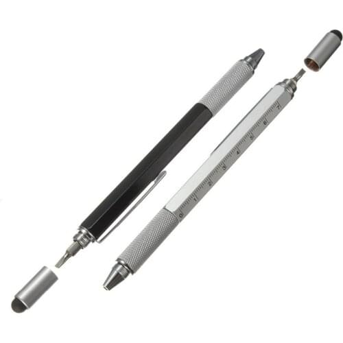 Brand new 6 in 1 touch screen stylus ball dash pen tool level screwdriver Multiple Colors 2021