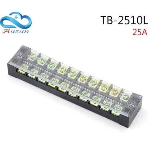 TB-2510L connection terminal splice discharge current 25A connection flame retardant wire connector 10P bit fixed