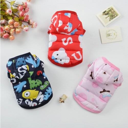 Warm Dog Clothes For Small Dog Windproof Winter Pet Dog Coat Dog Jumpsuit Puppy Outfit Vest Jumpsuit For Chihuahua Clothes