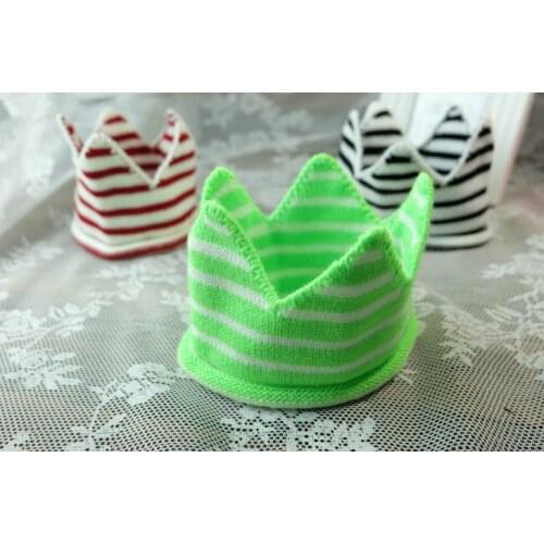 Birthday party knitting stripes crown hat headband sleeping eye mask Holiday Photography props Christmas fancy dress props gift