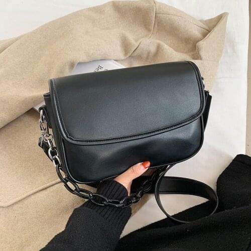 High Quality Chain Flap Bags For Women 2021 PU Leather Designer Crossbody Bags Sac Lady Handbags Lady Shouder Messenger Bag