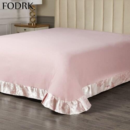 Elastic Fitted Sheet Bed Linen Skirt Cotton Mattress Covers Pad 2 Seater Double Bedding Set King Size Bedsheets Protector Luxury