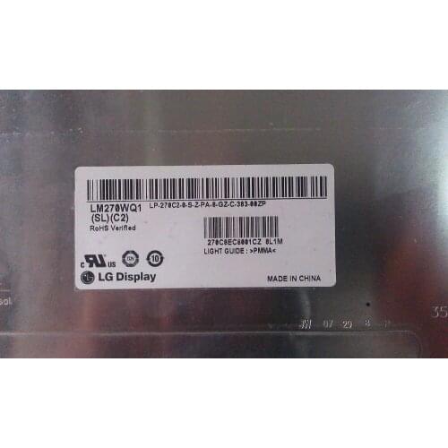 LM270WQ1 SDE3 LM270WQ1 (SD) (E3) 27.0 inch lcd display used for apple iMac A1312 AIO original grade A one year warranty