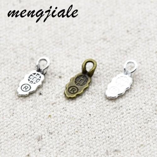 60pcs Wholesale Metal Alloy Glue on Flat Pad Bails For Jewelry Making Necklace DIY Supplies