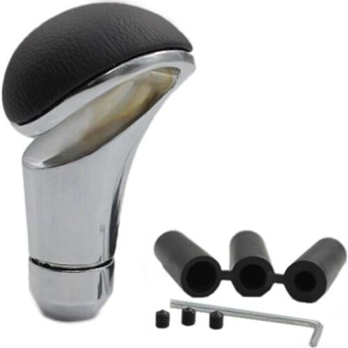 AU04 -Racing Shift Knob Universal Car Automatic Gear Shift Knob Ball with 3 Plastic Adapter / Special Wrench / Mounting Screws