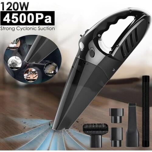 Wireless Car Vacuum Cleaner 6500pa Strong Power USB Mini Vacuums Wet and Dry Use Auto Vacuum Cleaner Handheld for home Office