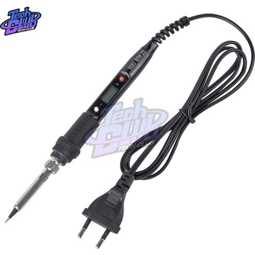 908S 80W LCD Electric Soldering Irons Kit Adjustable Temperature LCD Display Soldering Iron Tips Welding Tools 220V 110V