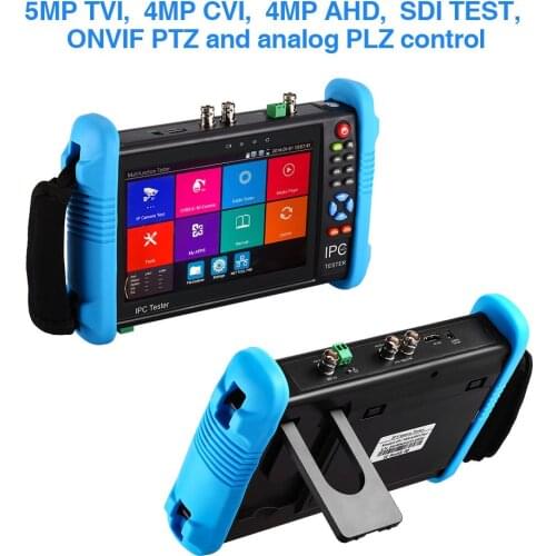 LPSECURITY IPS touch screen CVBS AHD HDCVI TVI SDI ip/analog cctv camera tester monitor with HDMI output