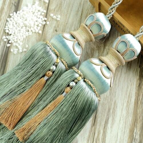 Exquisite and Elegant Curtain Tassel European-Style Grade Tassel Soft Tassel Curtain Bandage Curtain Buckle