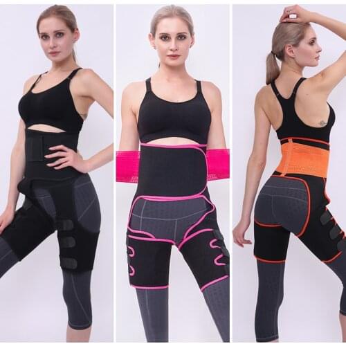 Shapewear waist trainer body shaper Elastic three-in-one abdomen shaping leg hip shaping fitness adjustable waist belt