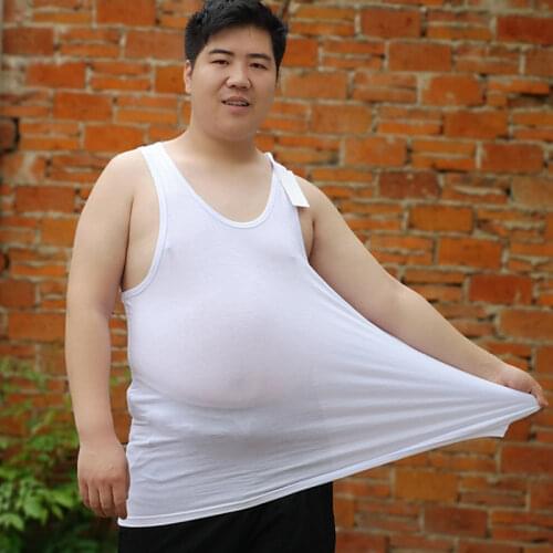 2020 Summer Hot Sales The Elderly Large Size High-Stretch Sleeveless Tops PlusOversized ThinTank Tops Plus Size Vest L14