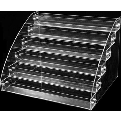 Multi-layer Transparent Plastic Transparent Nail Polish Display Stand Acrylic Nail Polish Rack Varnish Display Stand Holder