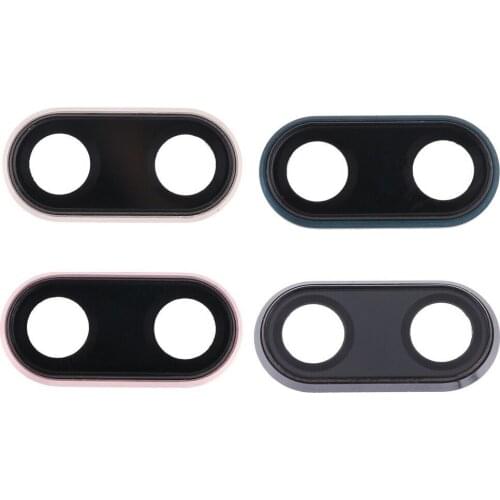 For Huawei P20 Black/Blue/Gold/Pink Color Original Back Camera Lens Ring Cover with Glass Lens