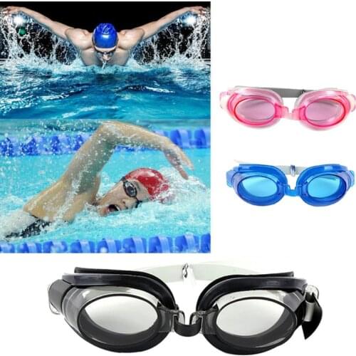 Professional Swimming Goggles Adjustable Anti-fog Swimming Glasses With Waterproof Earplugs NoseClip Adult Children Swim Eyewear
