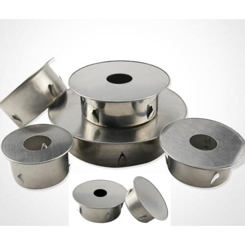 Pvc Pipe Anti-odor/Mouse Plug Cap, Stainless Steel Dual Purpose Floor Drain, Balcony/Toilet/Roof Water Pipe Sealing Plug