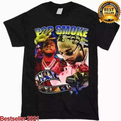 Pop Smoke Graphic Shirt Rapper Shirt Hip hop ShirtT Shirt Vintage Shirt Shirt For ManWoman Fan Shirt
