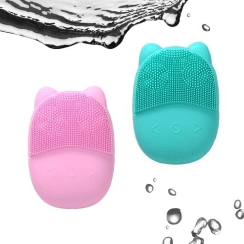 Silicone Electric Facial Washing Cleansing Brush Version Electric Sonic Face Brush Deep Cleaning IPX6 Waterproof Skin Care Tool