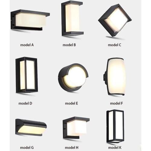 Modern wall lamp waterproof aisle bathroom staircase courtyard bedroom entrance led waterproof lamp balcony wall lamp