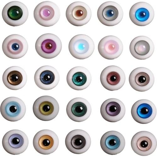 14mm 1/3 1/4 Doll Glass Eyes Doll Accessories Glasss Doll Eyeball