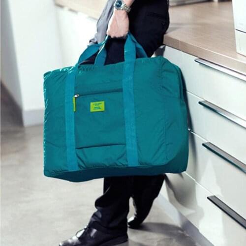 Travel Handbag Carry Women Men Waterproof Folding Zipper Travel Storage Bag Pouch Organizer Handbag