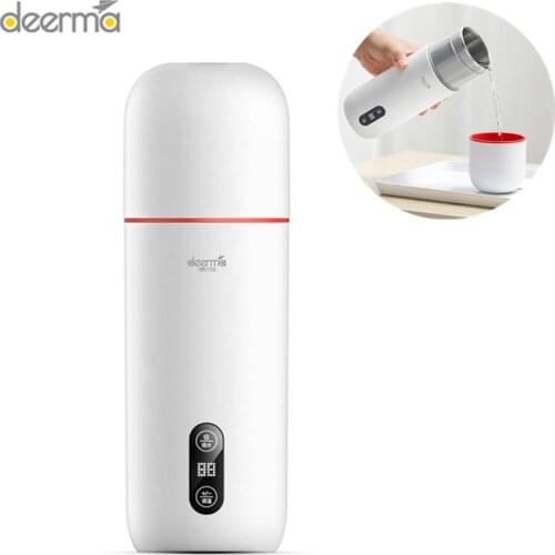 Deerma Portable Electric Water Cup 350ml Thermos Stew Cup Temperature Display Smart Touch Control Insulation Pot