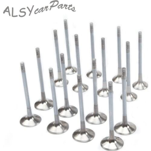 YIMIAOMO 6mm EA888 Engine Intake Exhaust Valves Stem Set For Audi A3 Q3 TT VW Beetle EOS Tiguan Scirocco Sharan Skoda Seat 2.0T