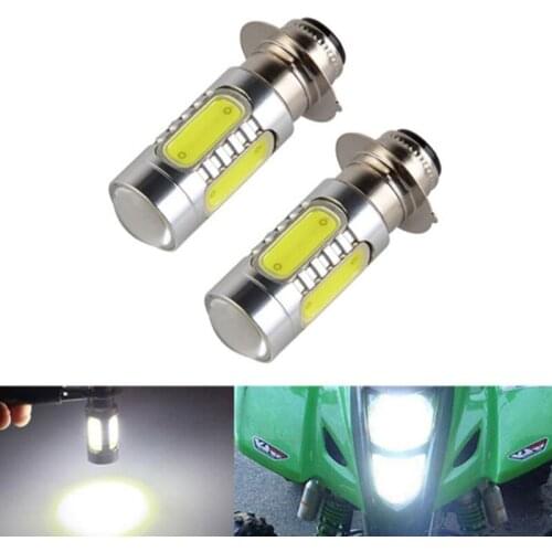 1Pcs H6M PX15D Moto Bulb P15D LED Motorcycle Headlight Hi-Lo Beam Motorbike Scooter ATV HeadLamp Fog Light White 12-30V