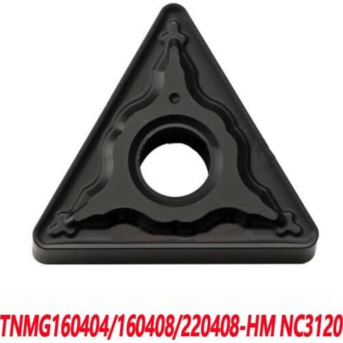 100% TNMG TNMG160404 NC3120 TNMG160408 TNMG220408 Carbide Insert Blades Lathe Accessories Used For Steel Material Processing