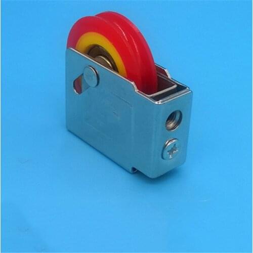 2pcs/set Aluminum alloy sliding Door window Mute wheels Rollers kitchen Cabinet nylon Pulley ball bearing Furniture Hardware