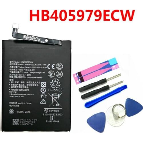 3020mAh HB405979ECW Battery with Tools For Huawei honor 6A Honor 8A DLI-AL10 DLI-AL10B DLI-TL20 DLI-L22 JAT-LX3 LX1 L41 L29 AL00