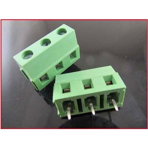 Free Shipping!!! 30pcs Screw-type terminal blocks PCB connector 3P pitch KF128-7.5mm green GX128B / Electronic Component