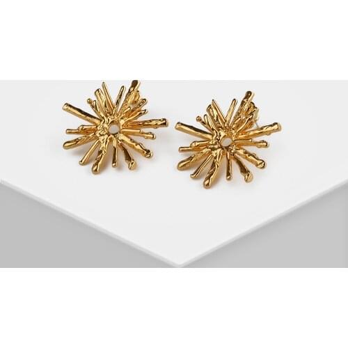 Amorita boutique Irregular geometric stud earrings