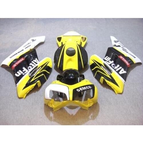 Dor-Injection molding fairing kit for CBR1000RR 04 05 Yellow black fairings set CBR1000RR 2004 2005