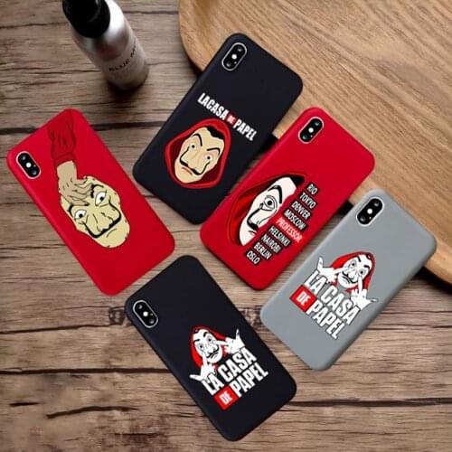 JAMULAR Cool TV La Casa De Papel Phone Case For iPhone SE 2020 11 Pro XS MAX X XR 7 6s 8 Plus Money Heist Soft Back Cover Fundas