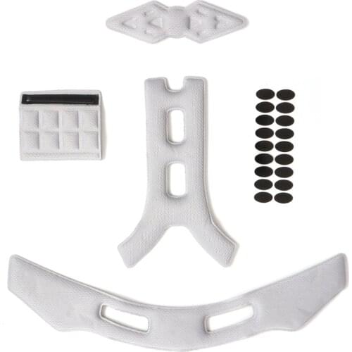 Helmet Inner Padding Foam Pads Kit Sealed Sponge Protective Lining Protection Liners Cushion Mat Set for Outdoor Sports Cycling