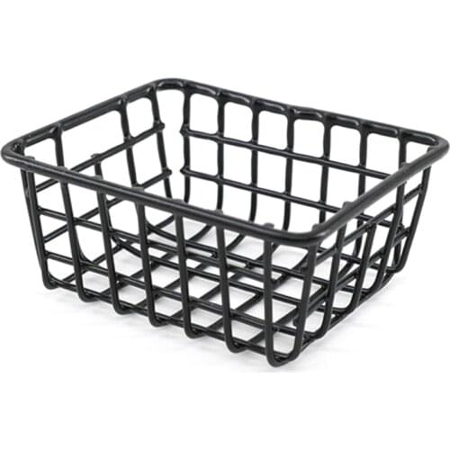 2021 New 1:12 Dollhouse Accessories Mini Metal Storage Basket Miniature Simulation Furniture Model