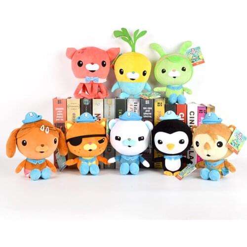 Original Octonauts Bag Plush Barnacles Tweak Kwazii Peso Shellington Animal Stuffed Schoolbag Purse Children Toy Christmas Gift