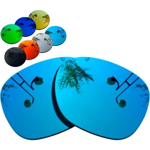 100% Precisely Cut Polarized Replacement Lenses for Garage Rock Sunglasses Blue Mirrored Coating Color- Choices