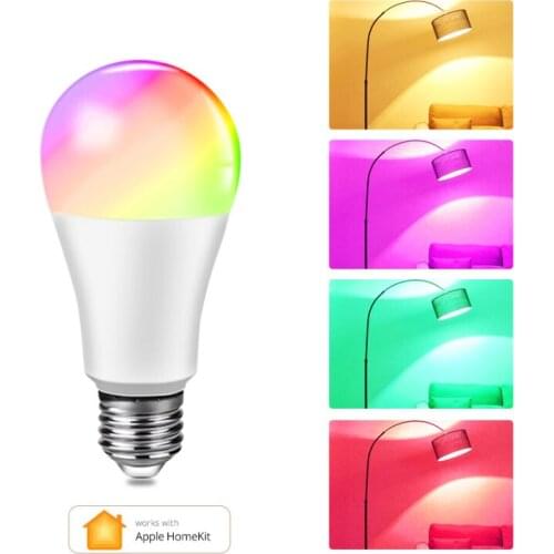 Dropshipping Smart Light Bulbs Tuya WiFi Smart Bulb Voice Control RGB Energy Saving Dimming LED Bulb Multicolor Smart Night Bulb