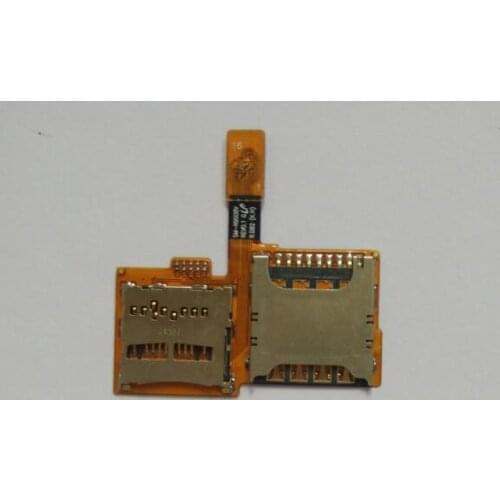 SIM Card Slot & SD Memory Card Slot Flex Cable Replacement For Samsung NOTE3 NOTE 3 N9002 N9009 N9008V Replacement Repair Parts