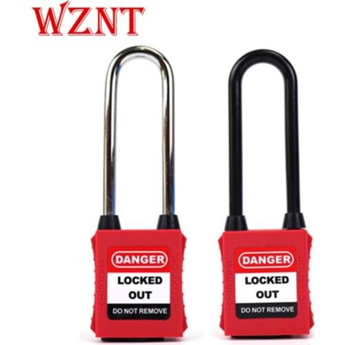 NT-A76SD NT-A76PD 76mm ABS OEM Color Dustproof Osha Standard Safety Lockout Padlock